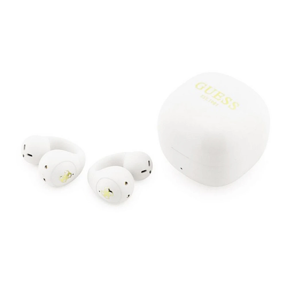 CG MOBILE GUESS MINI CLASSIC LOGO bluetooth fülhallgató TWS v6.0 fehér GUTWSW85LEEH