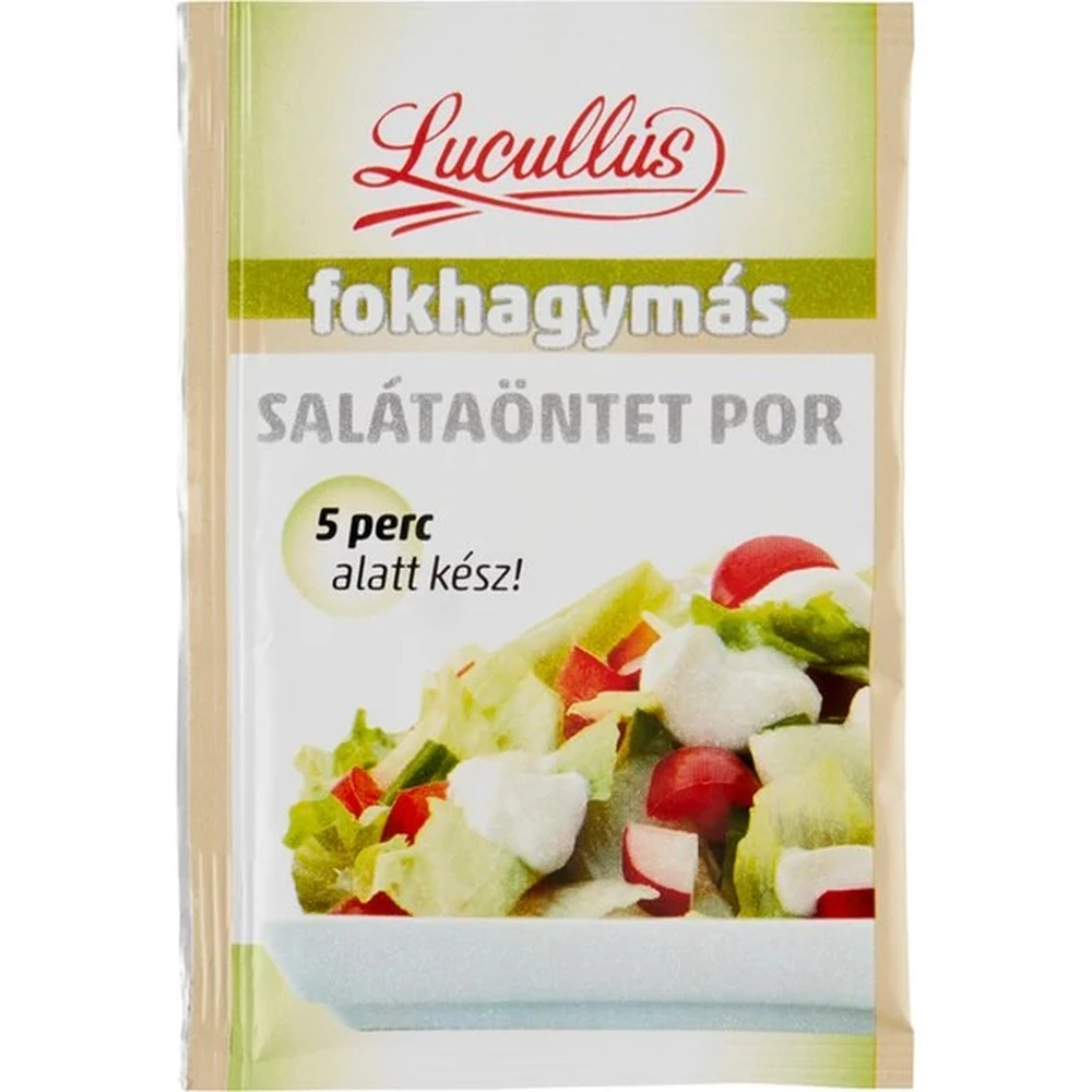 Lucullus salátaöntet por fokhagymás 12g 103012