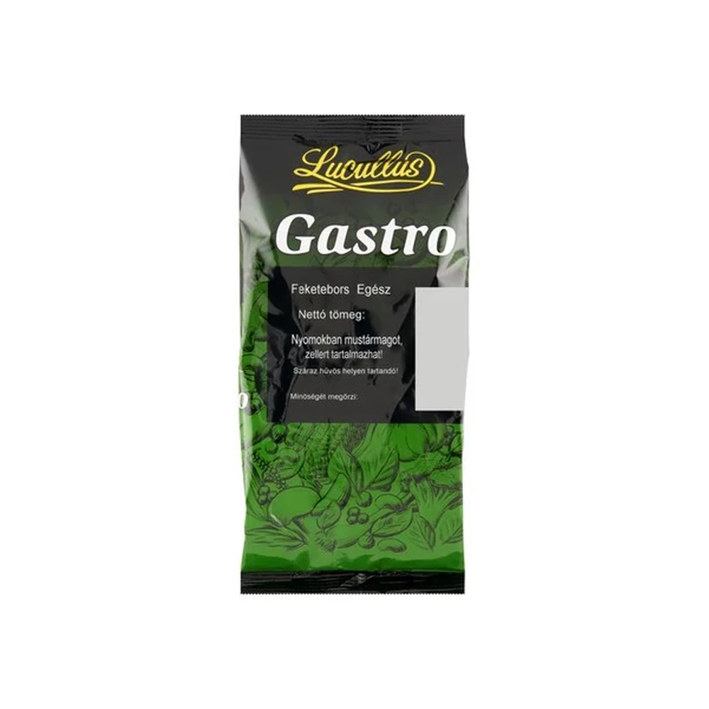 SZILAS FOOD Lucullus feketebors egész gasztro 200g 103013