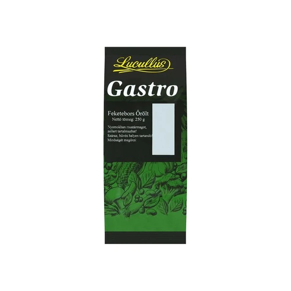 SZILAS FOOD Lucullus feketebors ground gasztro 250g 103014