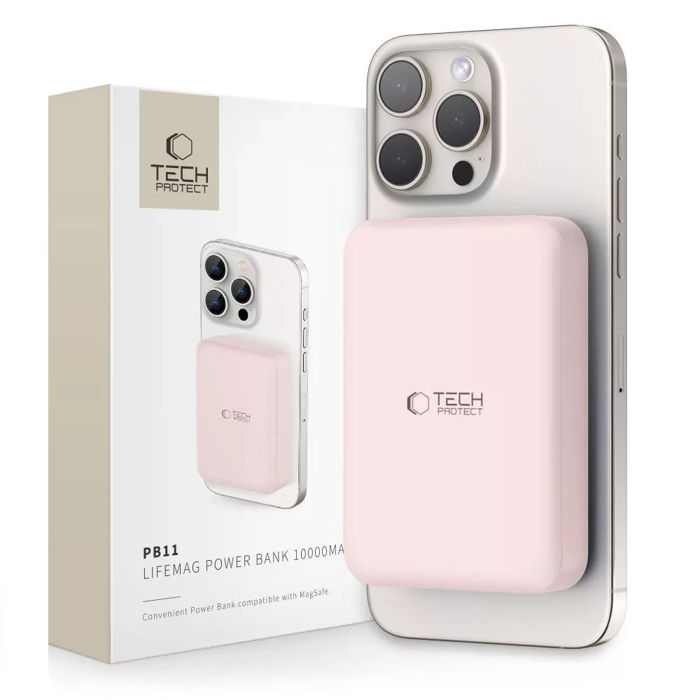 TECH-PROTECT PB11 MagSafe Power Bank 10000mAh pink SP112650