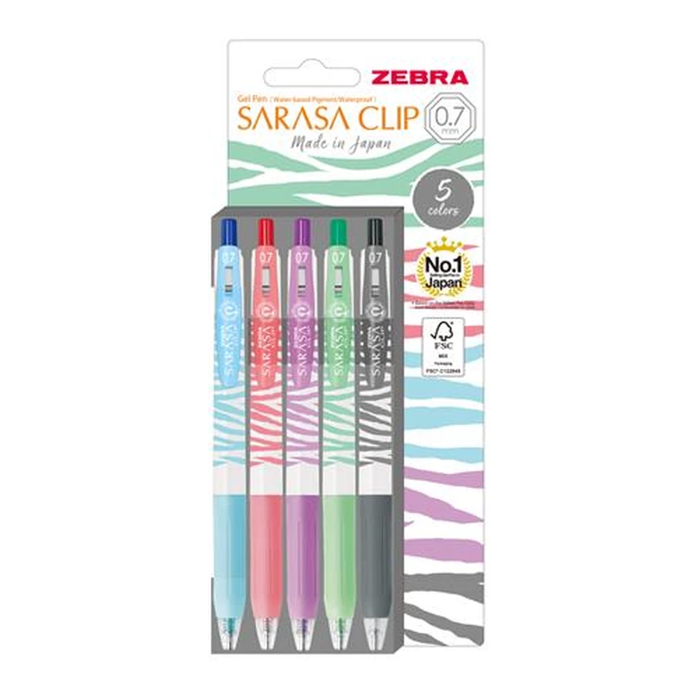 ZEBRA Zseléstoll stock push-button 0.33 mm pastel 5 color TZ13989