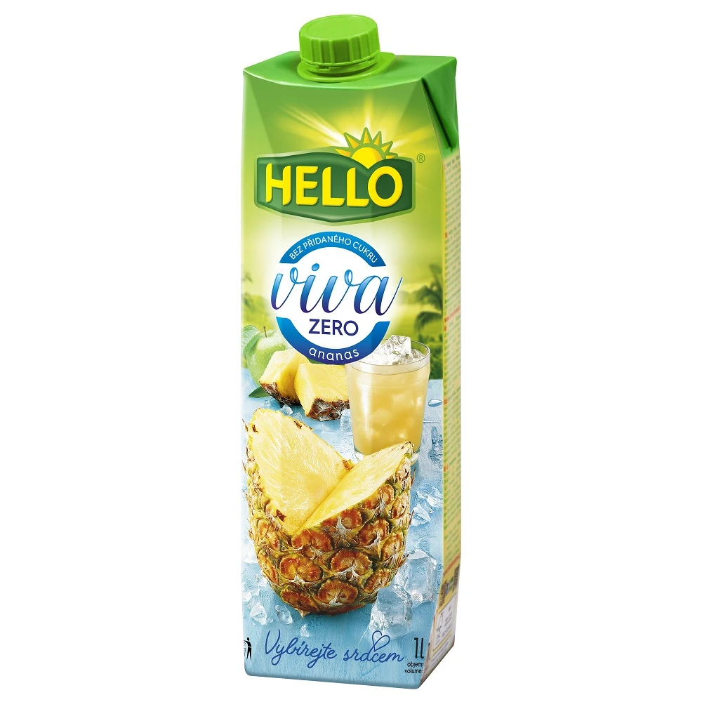HELLO KITTY Viva zero ananászlé 1000 ml 102983