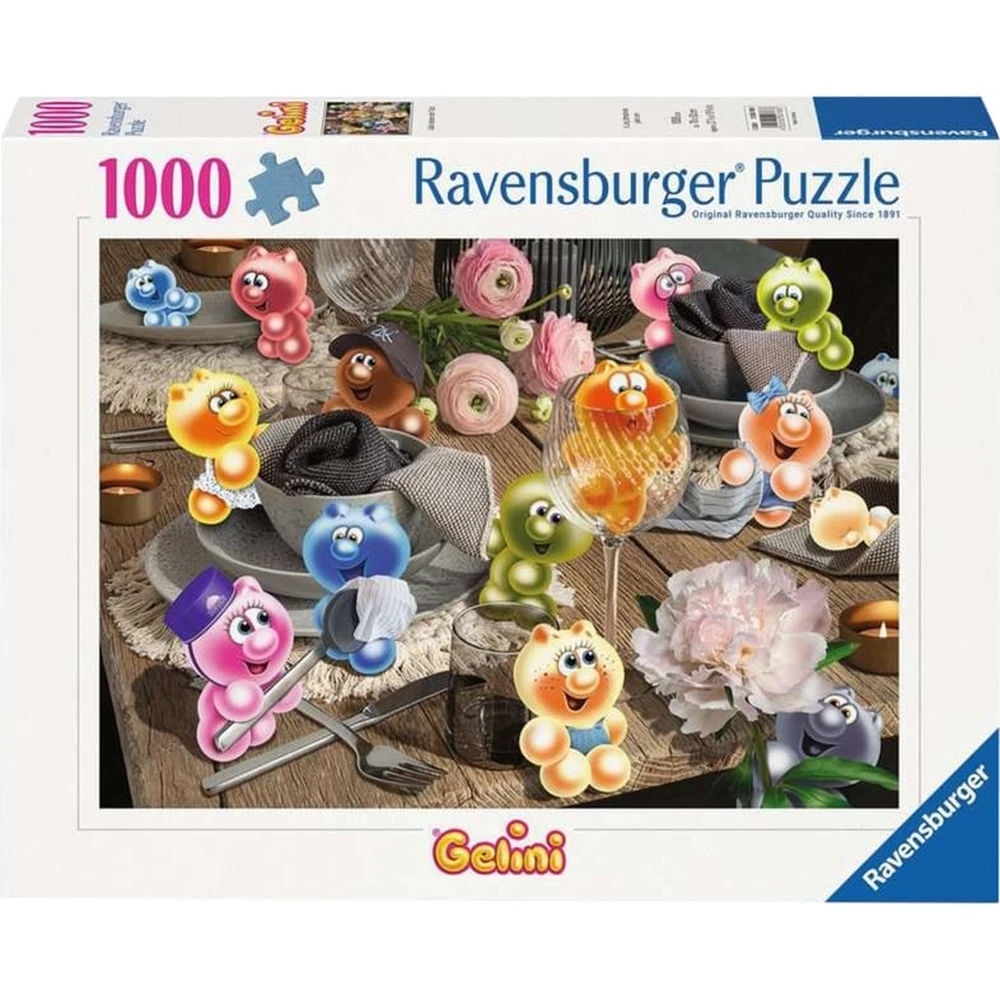 RAVENSBURGER Puzzle game 1000 pieces Gelini megterítik az asztalt 12000788