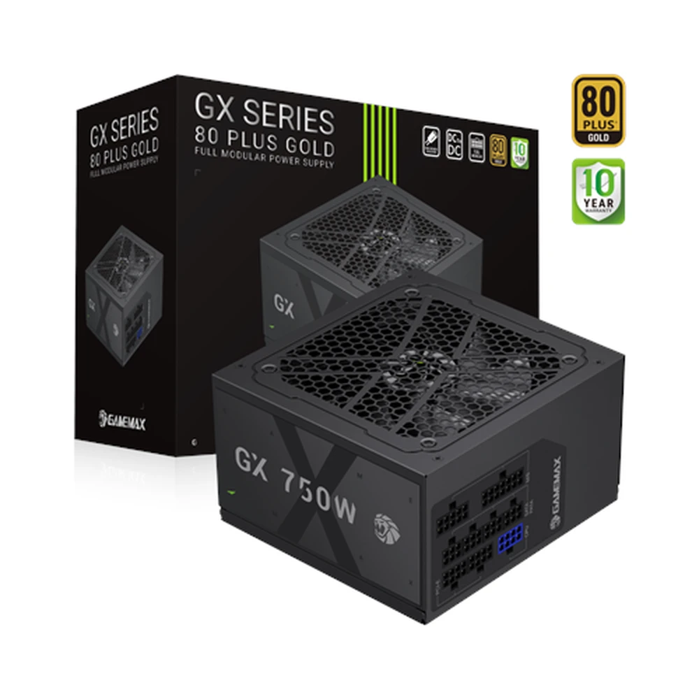 GAMEMAX PSU 750W Gold Full Modular 120mm GX 750GF