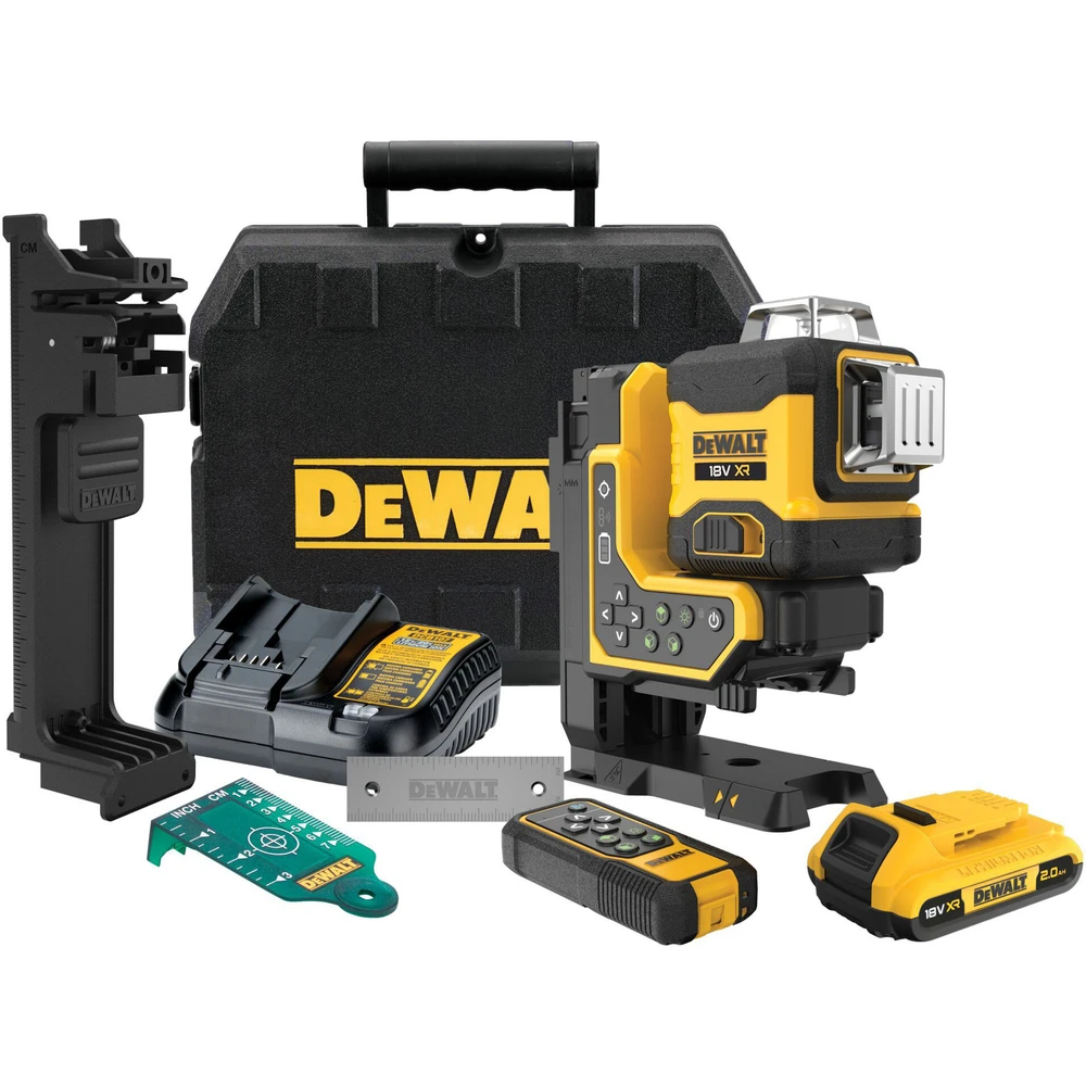 DEWALT Rechargeable battery multivonalas laser leveling 3x360° 18V DCLE34035D1-QW