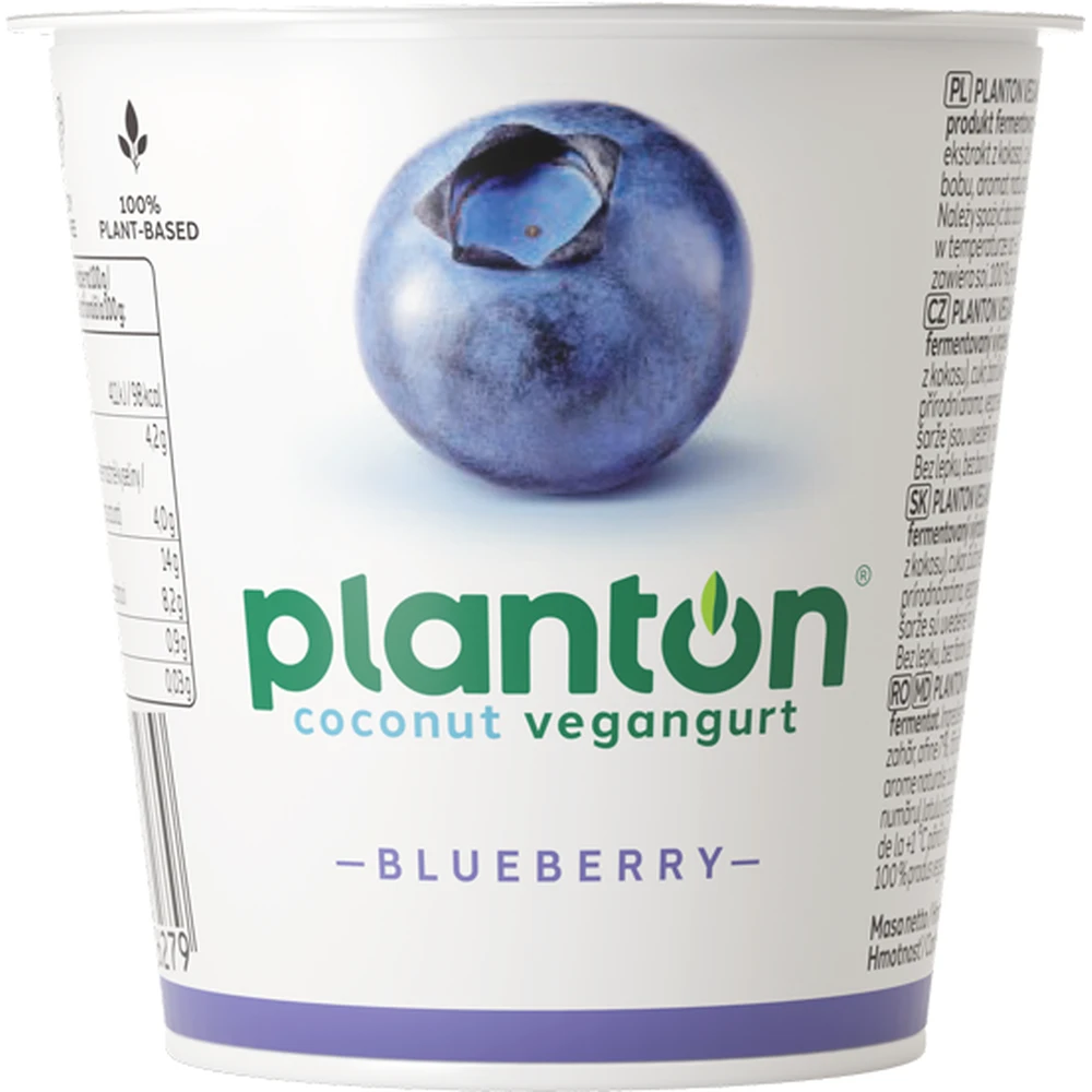 Planton kókuszos vegángurt áfonya 150g 103530