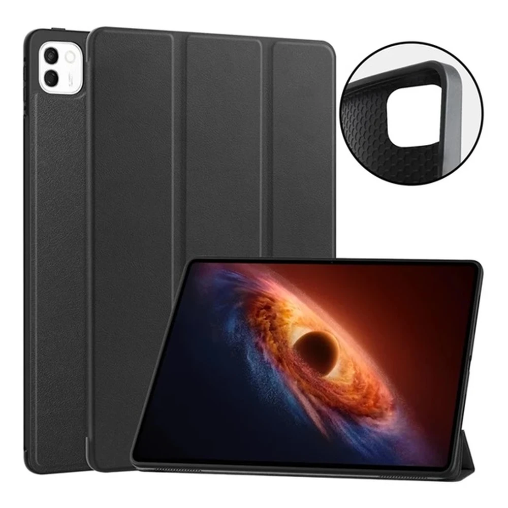 GIGAPACK Honor MagicPad 4 case standing Skin effect active flip desktop holder black GP-190682