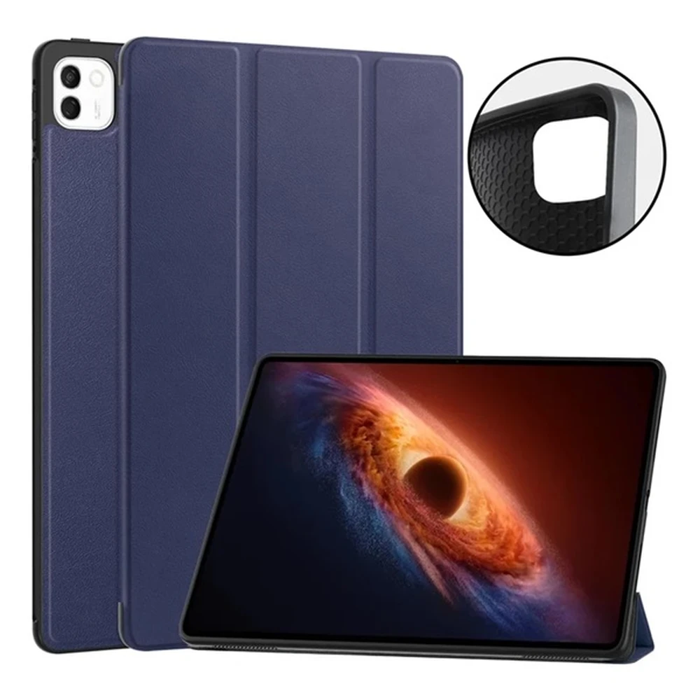 GIGAPACK Honor MagicPad 4 case standing Skin effect active flip desktop holder dark blue GP-190684