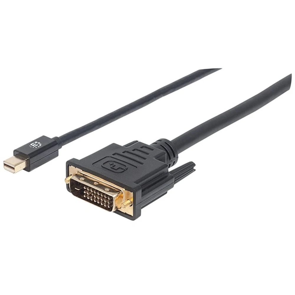 MANHATTAN Mini DisplayPort 1.2a DVI-D Converter Black 1.8m 152150