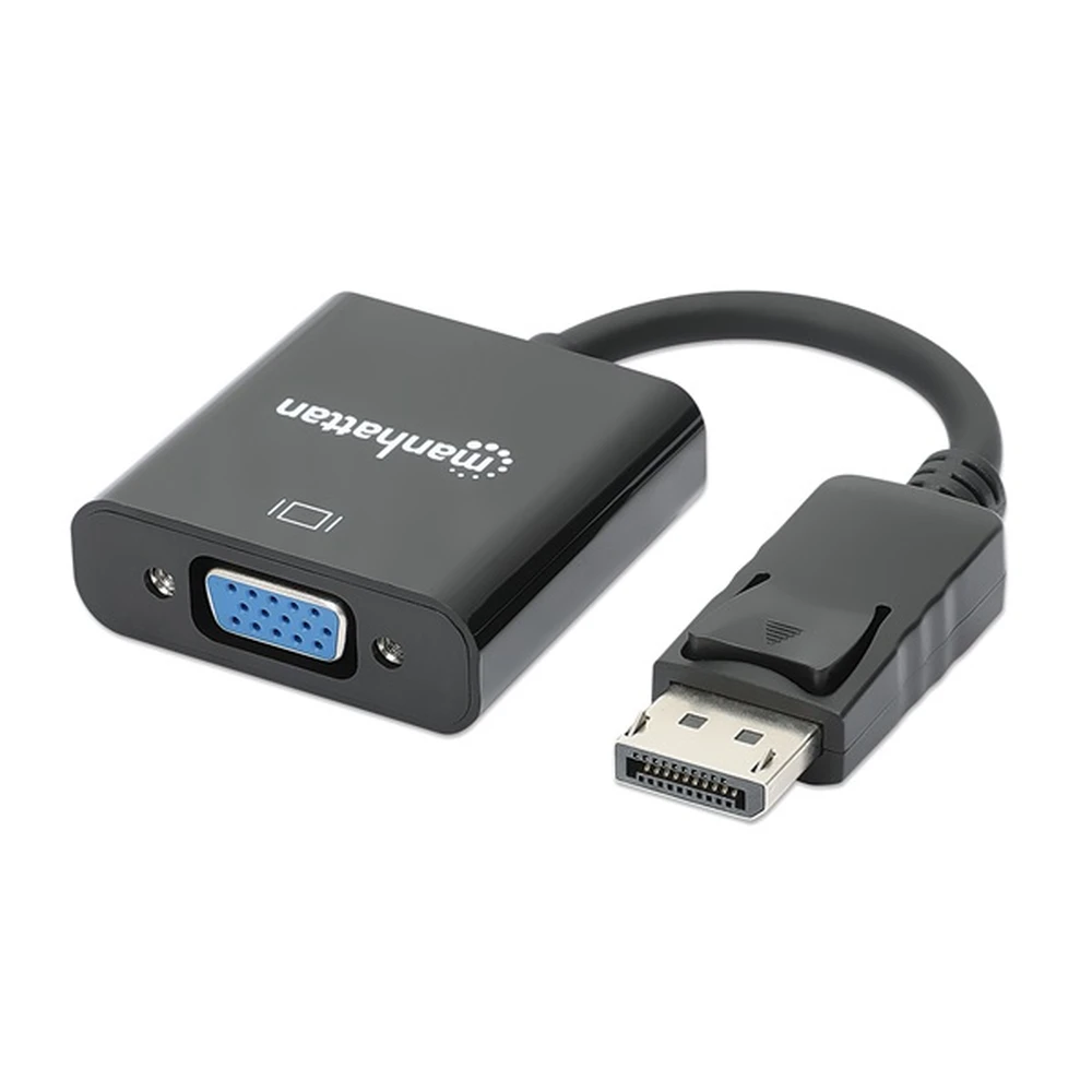 MANHATTAN DisplayPort VGA/D-Sub transformator Active 15cm 151962