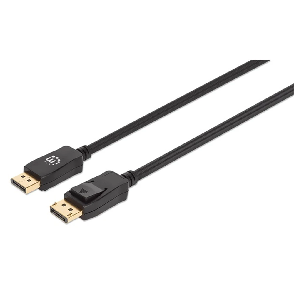 MANHATTAN DisplayPort HDMI transformator kabel pleteni Crno 1m 353595