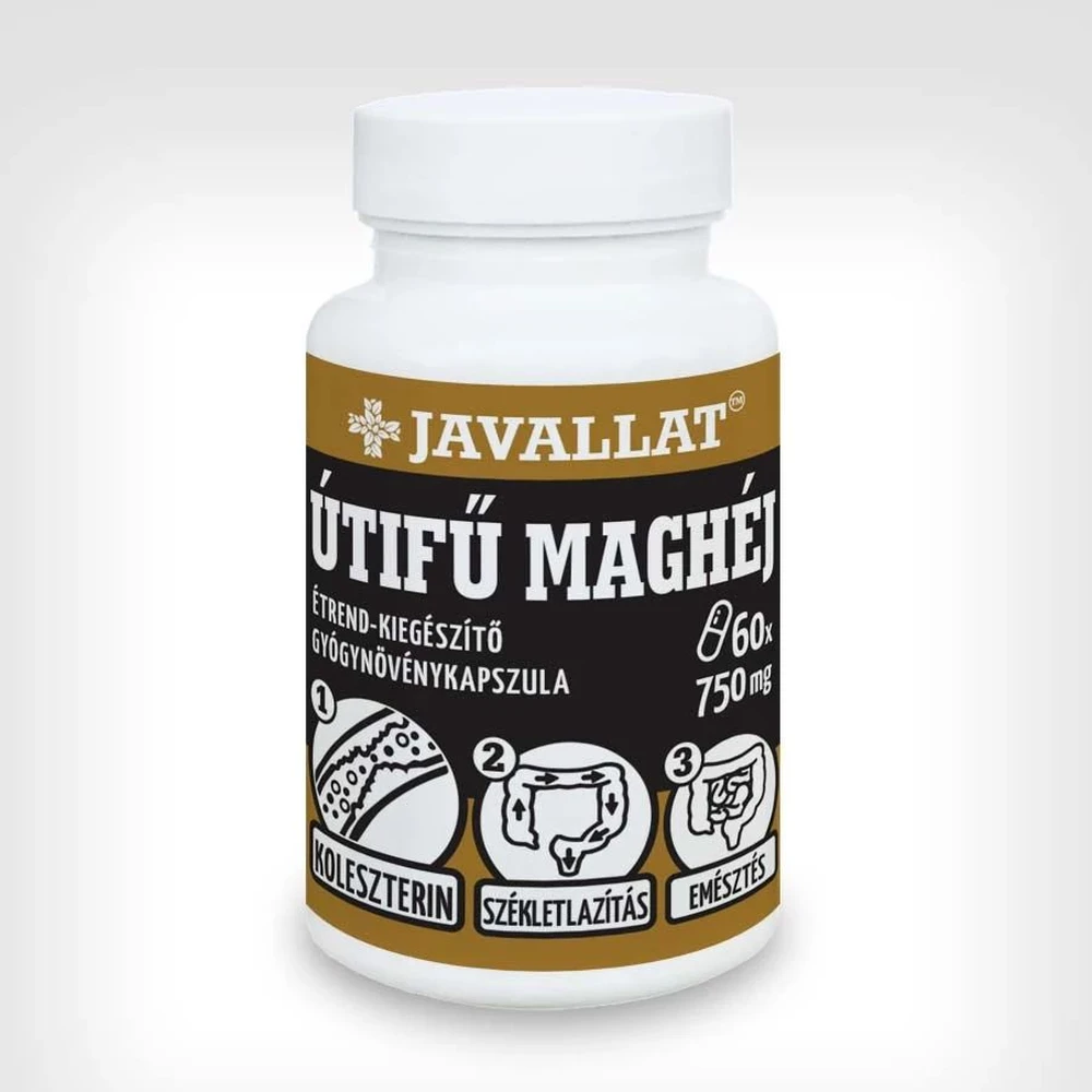 Javallat Útifű maghéj étrend-kiegészítő kapszula 60 db 103619