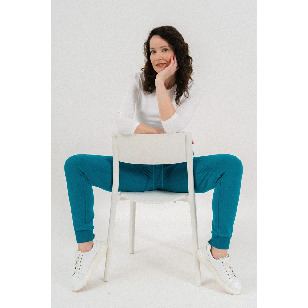 BUDMIL Passzés bottomed Szabadidőnadrág Female L green