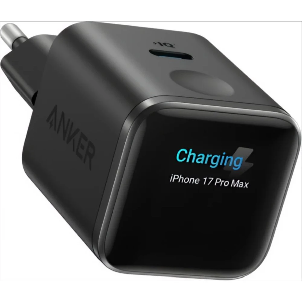 ANKER Nano Charger 45W 1C Smart Display negru A121DG11