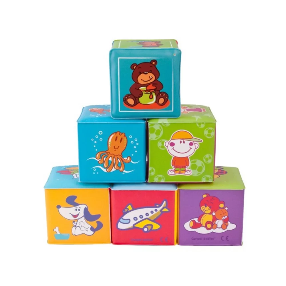 CANPOL BABIES Soft learner cubes 6 pieces