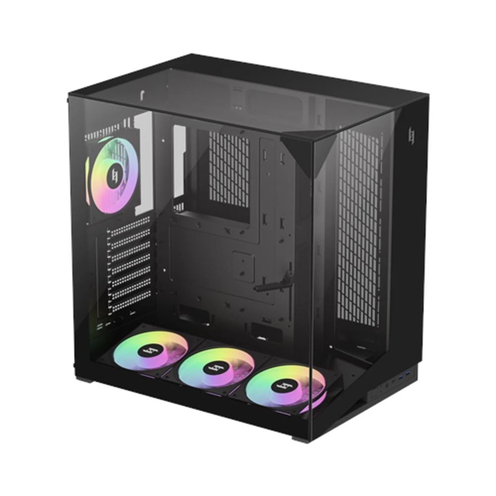 GAMEMAX NEX C56 VC Mid Tower ATX edzett üveg fekete