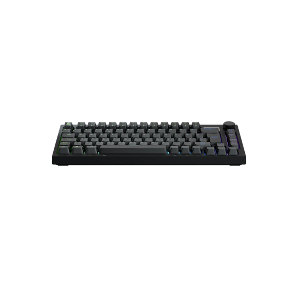 AVAX GM03 98% Gasket RGB mechanic wired keyboard Outemu Silent White Hungarian black AVAX GM03W