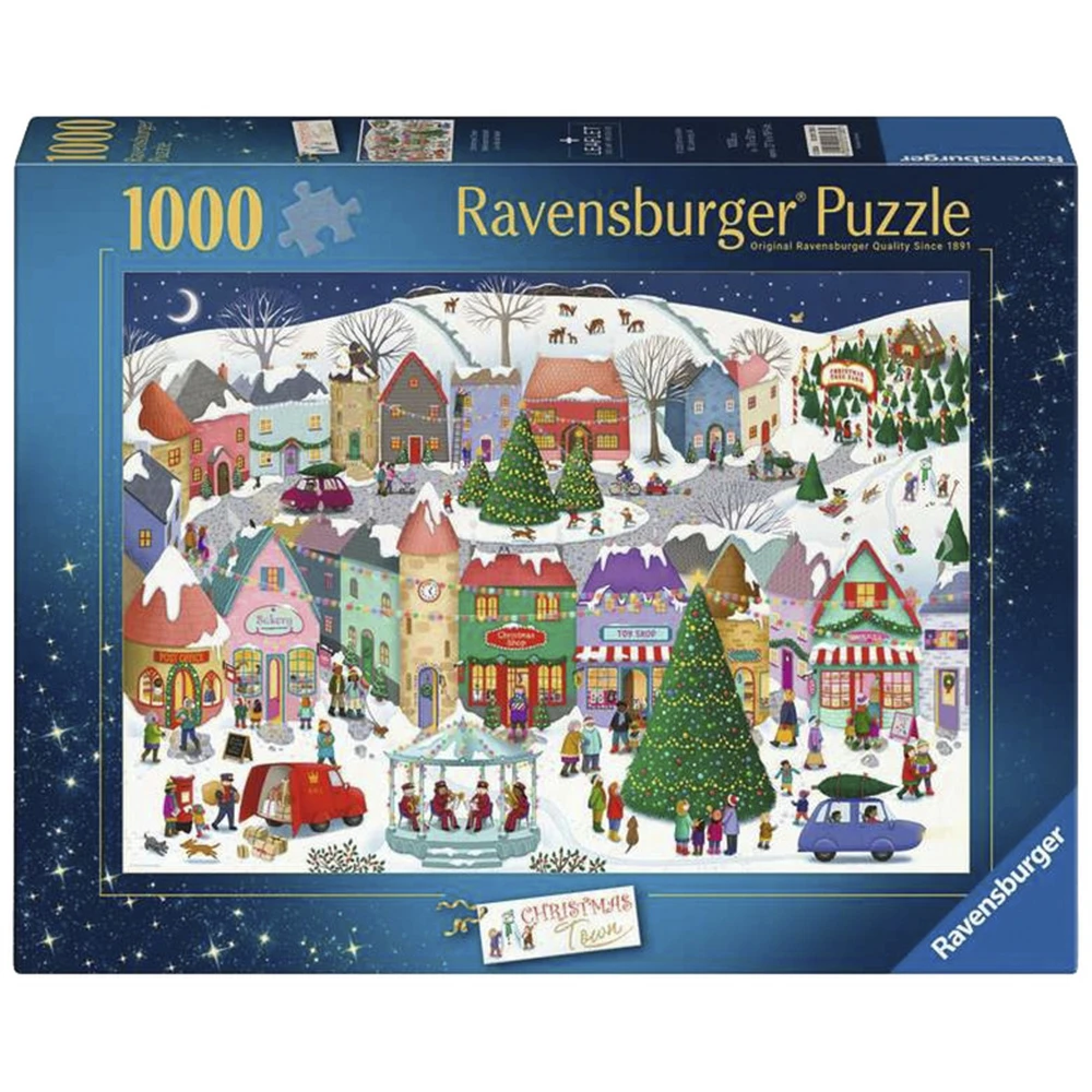RAVENSBURGER Puzzle game 1000 pieces magic Christmas city 12001758