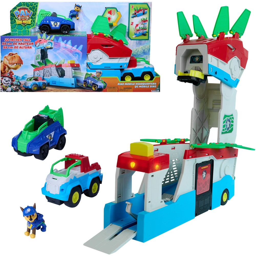 SPIN MASTER Paw patrol: Dínó Film 2 az 1-ben mobil dínó-főhadiszállás 6076044