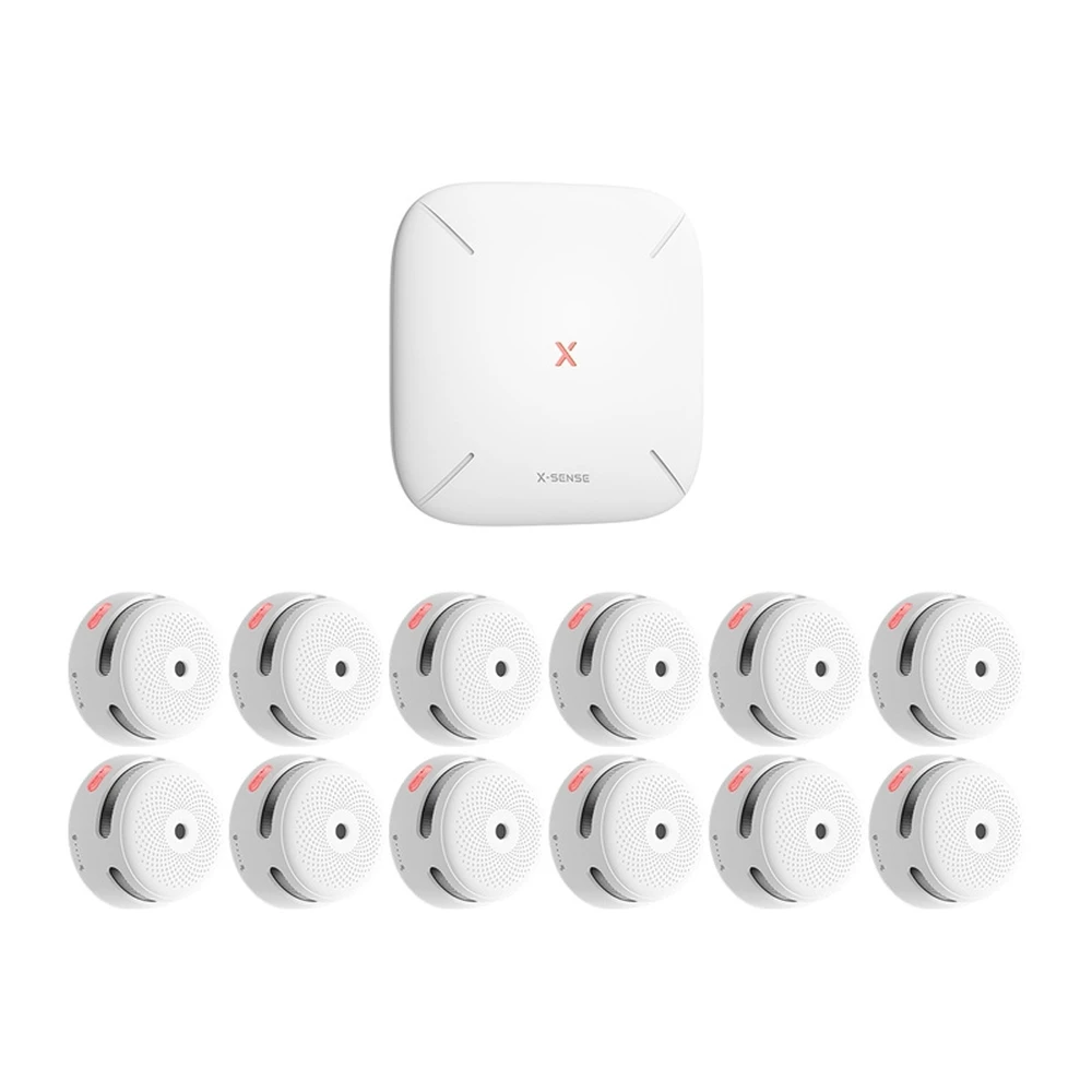 X-SENSE XS01-M Link+ Pro smoke detector stock 12pcs SBS50 bázisállomással