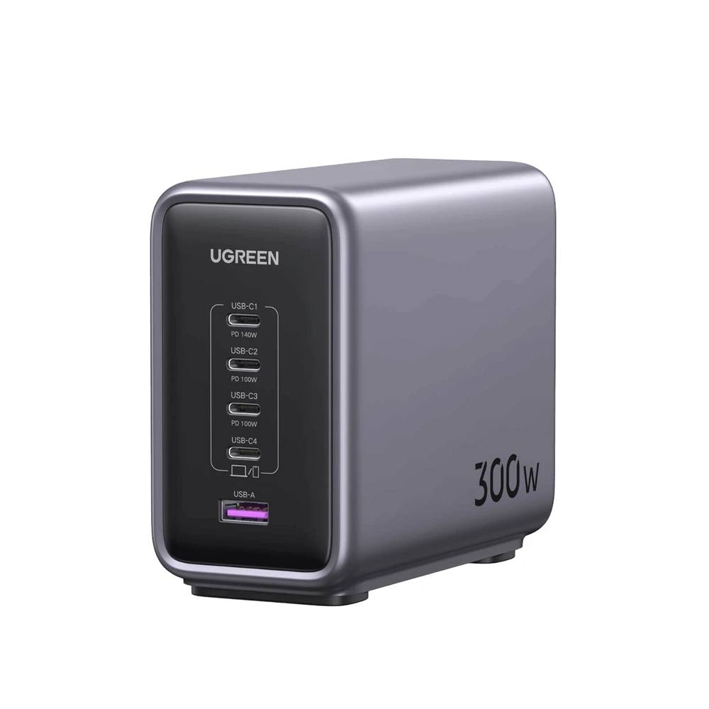 UGREEN Type-C HUB 6in1 active 2 USB+4 Type-C 100cm Black 45699