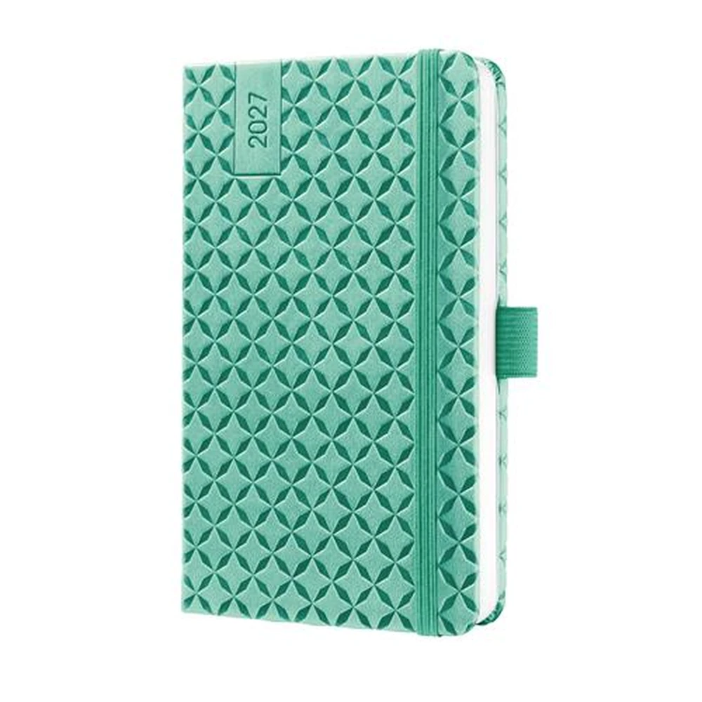 SIGEL Jolie Calendar A6 weekly 2027 hard cover menta green SI7J126