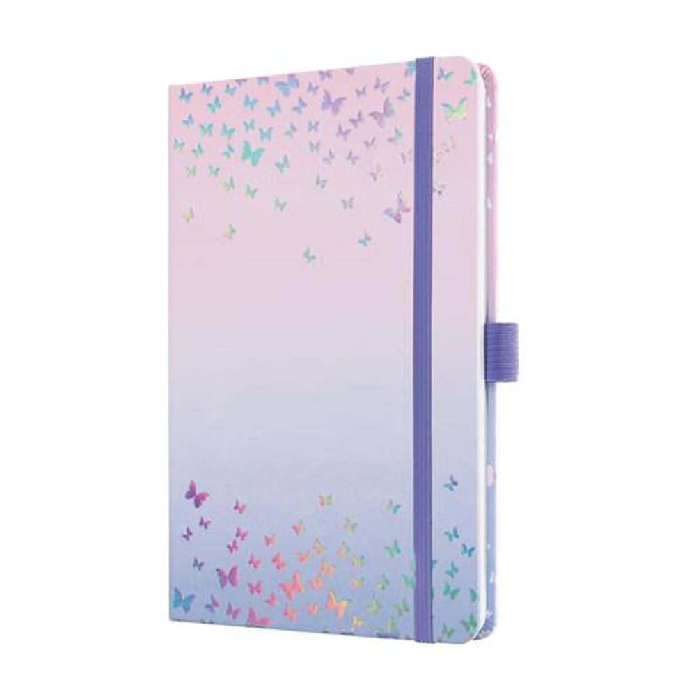 SIGEL Jolie Calendar A5 weekly 2027 hard cover Butterfly Confetti Candy SI7J347