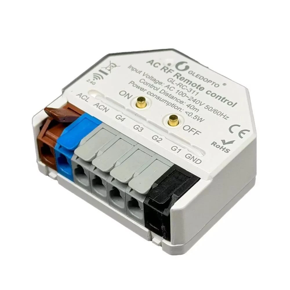 GLEDOPTO AC RF remote 4 channel 2.4GHz GL-RC-311 GLE-REM-RC311