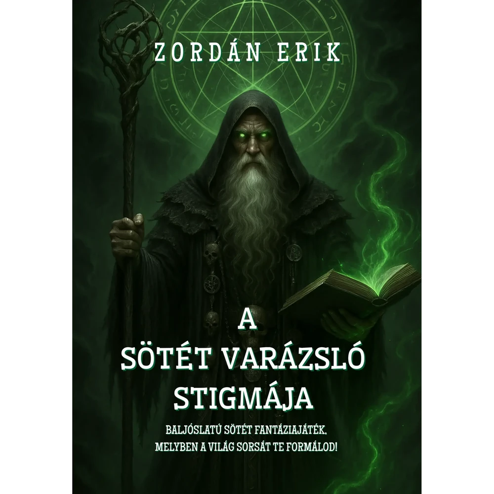 A dark wizard stigmája dark fantasy kalandkönyv KJK043
