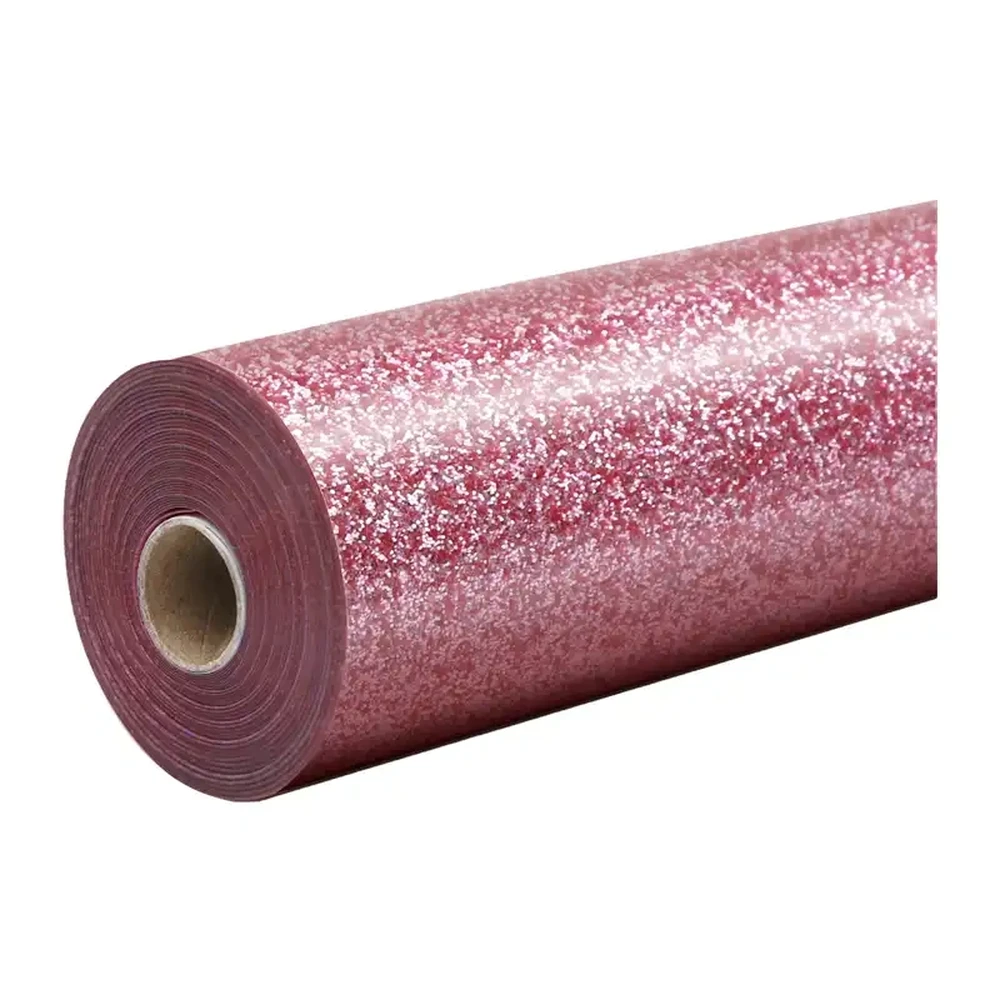 HTVRONT Csillogó hőátviteli fólia 30.5cm x 90cm Rózsaszín 088942