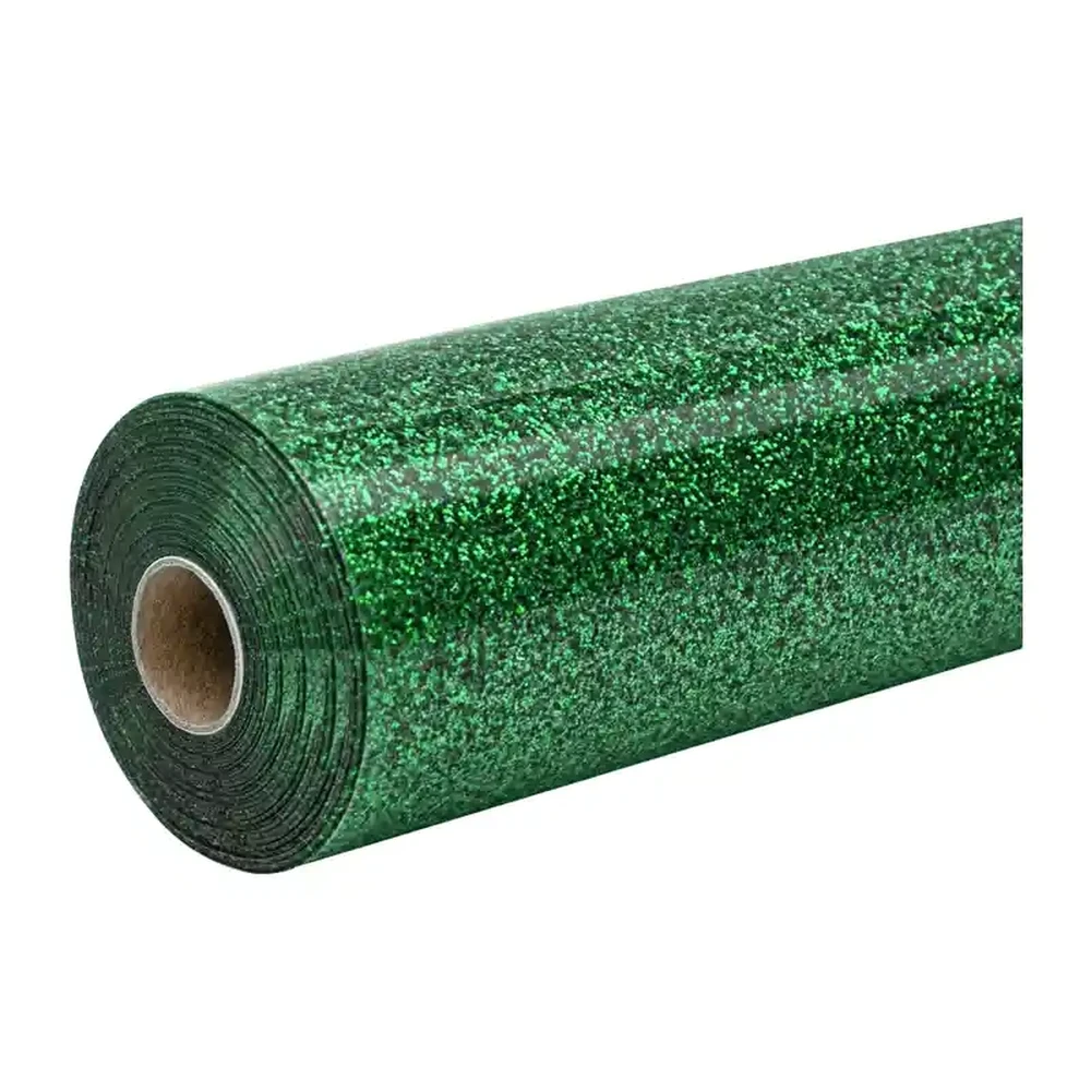 HTVRONT Csillogó hőátviteli fólia 30.5cm x 90cm zöld KZ-SGH-1904-2USH