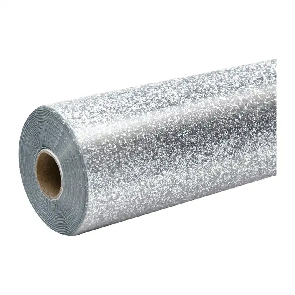 HTVRONT Csillogó hőátviteli fólia 30.5cm x 90cm ezüst KZ-SGH-1902-2USH