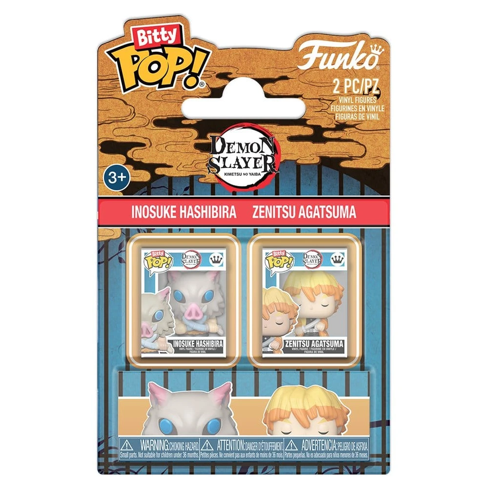FUNKO Bitty Pop Demon Slayer Inosuke és Zenitsu 2db FU93997 889698939973
