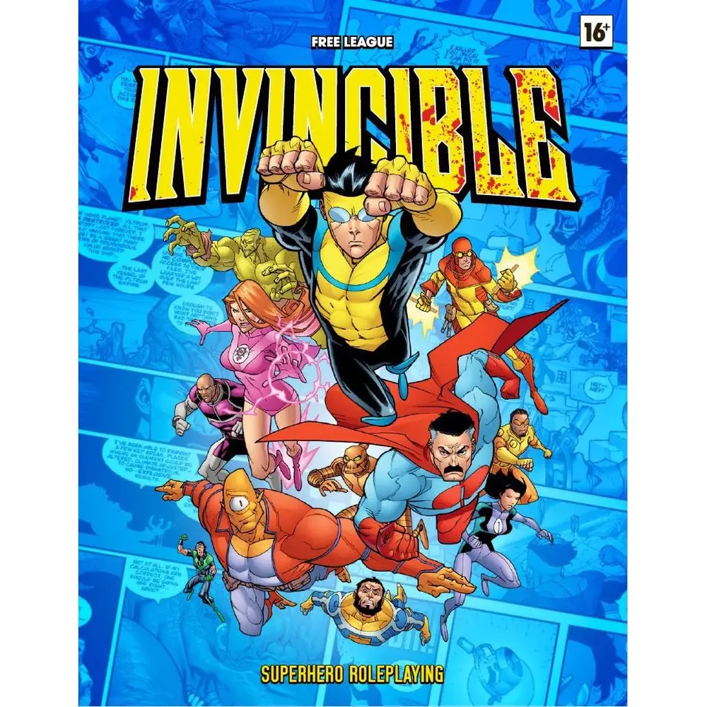 FREE LEAGUE Invincible - Superhero Roleplaying: Core Rulebook szerepjáték szabálykönyv ANGOL nyelvű VARIOUS221