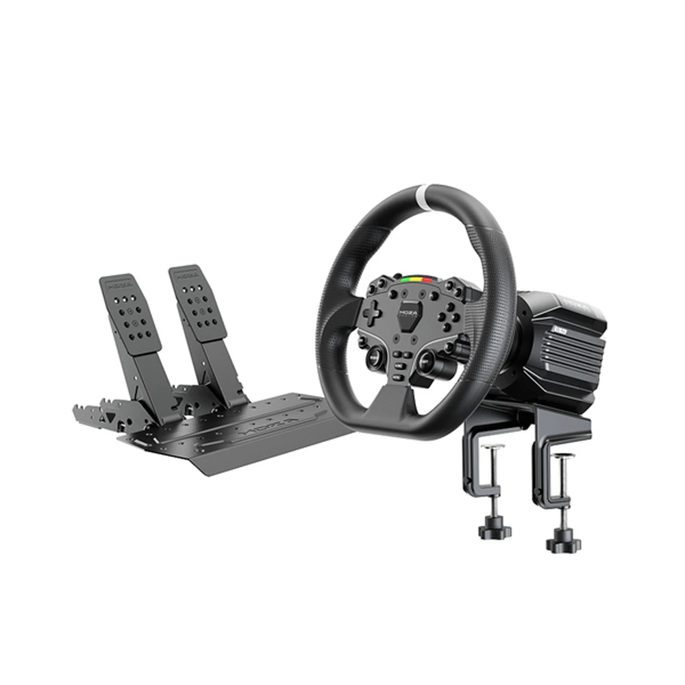 MOZA R5 Pro PC Szimulátor szett (DD 6Nm 21bit Base/Wheel/Pedal/Clamp) RS105