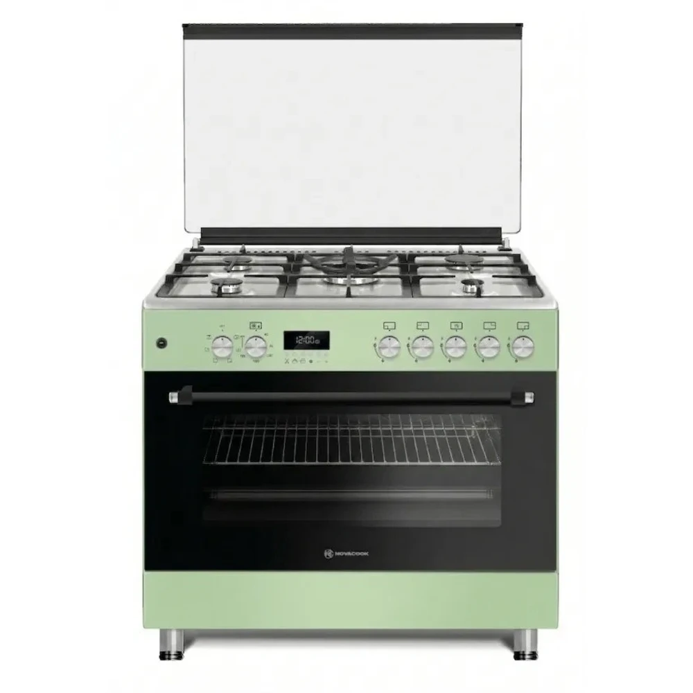 NOVACOOK F9S50E6 Tűzhely kombinált gázos A 110 l zöld F9S50E6 GREEN