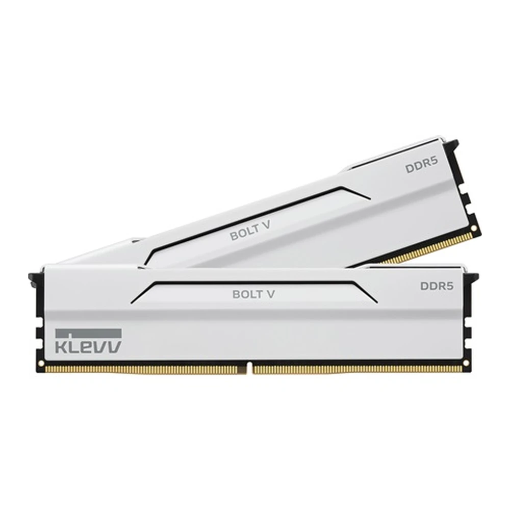 KLEVV 64GB BOLT V DDR5 6400MHz CL32 KIT Weiß KD5BGUA80-64A320I