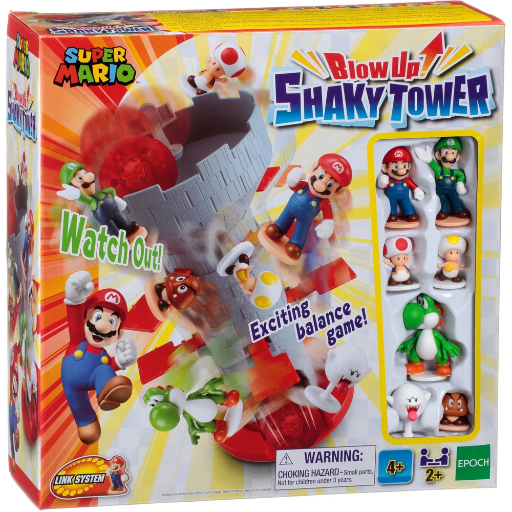EPOCH Super Mario Blow Up! Shaky tower skill board game