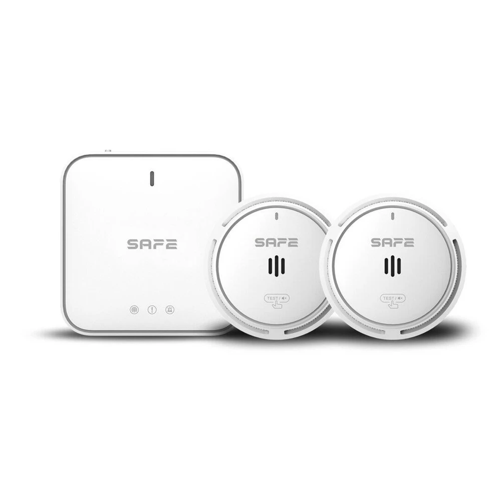 SAFE LASER FIRE BASIC set smoke detector central with unit 1x SAFE50HUB-WRF 2x SAFE10Y30-RF S-FSC21-RF
