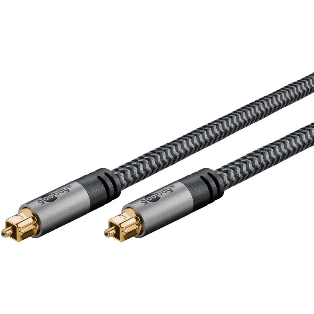 GOOBAY Toslink Plus Connector Black-Silver 1m 65304