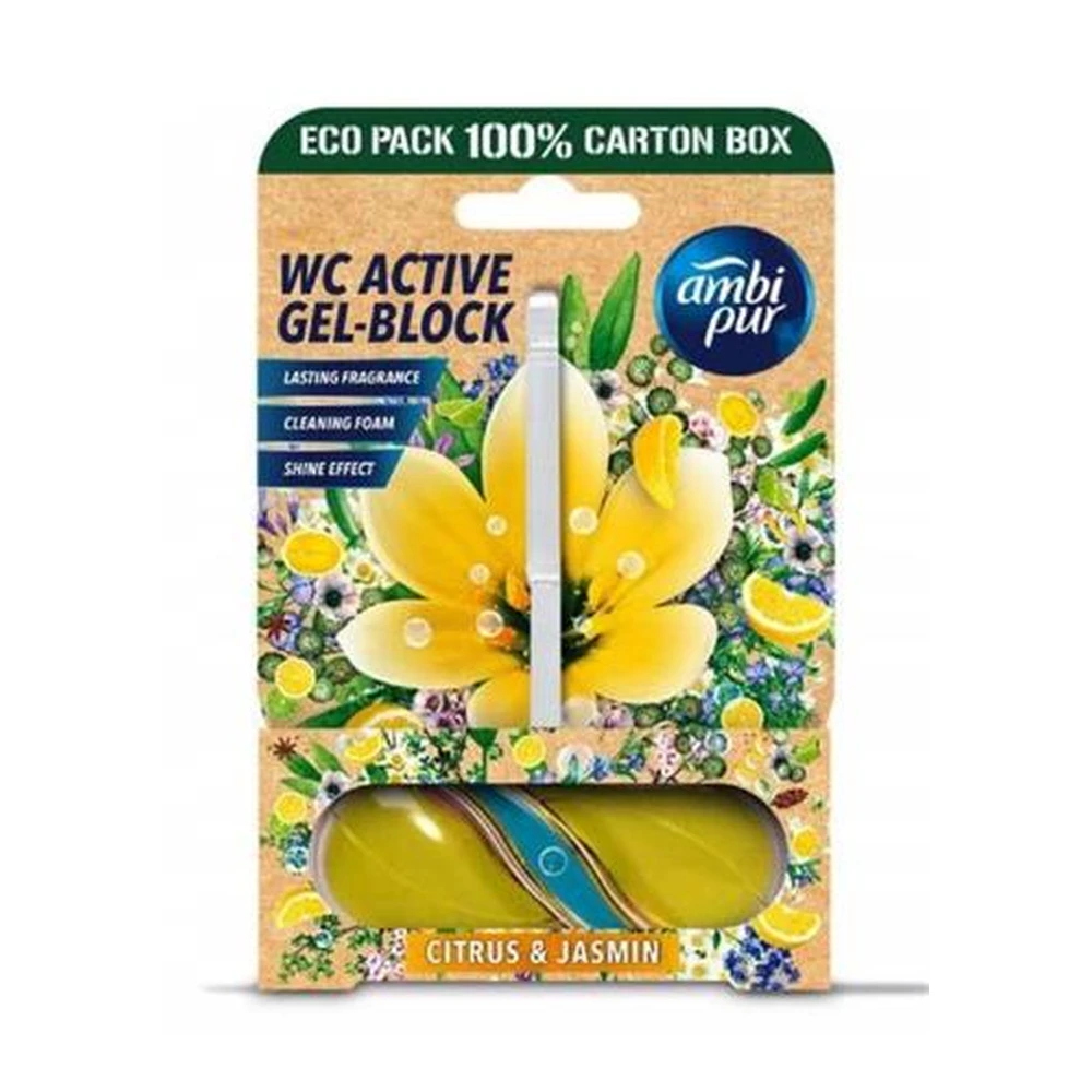 AMBI PUR WC tisztító blokk 45 g citrus és jázmin KHT1586