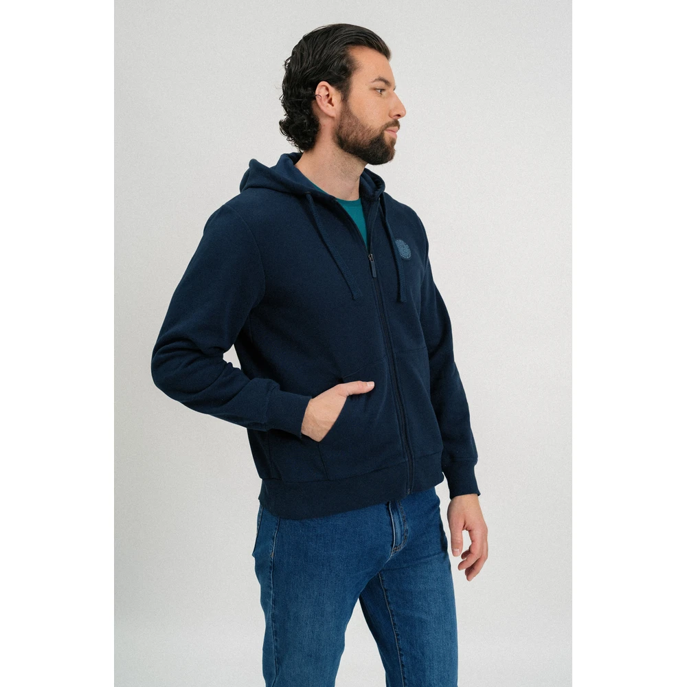 BUDMIL Hooded szabadidőfelső Man XXXL s.kék