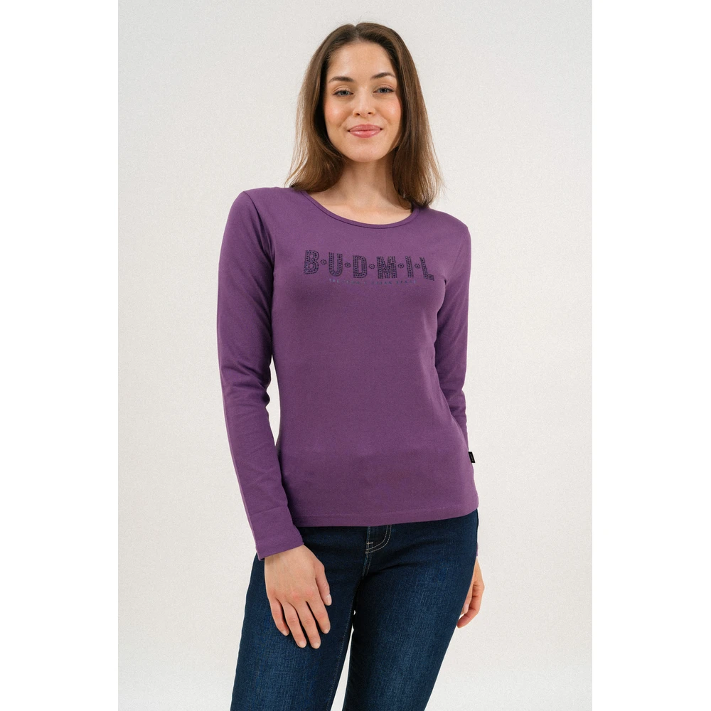BUDMIL Thin long sleeve upper Female S s.lila