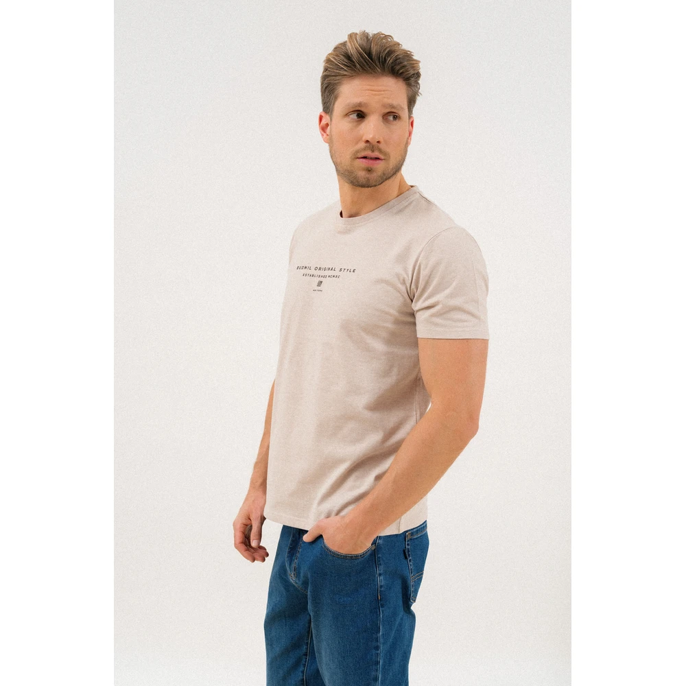 BUDMIL Polo Man M beige melír