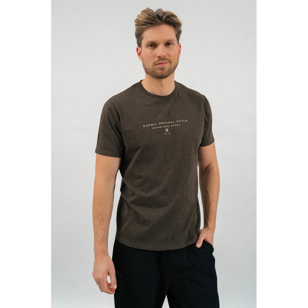 BUDMIL Polo Man XXXXL s.barna-melír