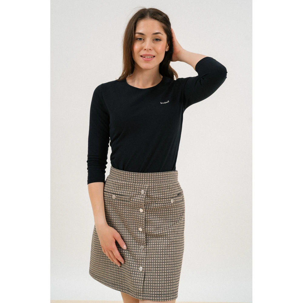BUDMIL 3/4-es sleeve upper Female S black