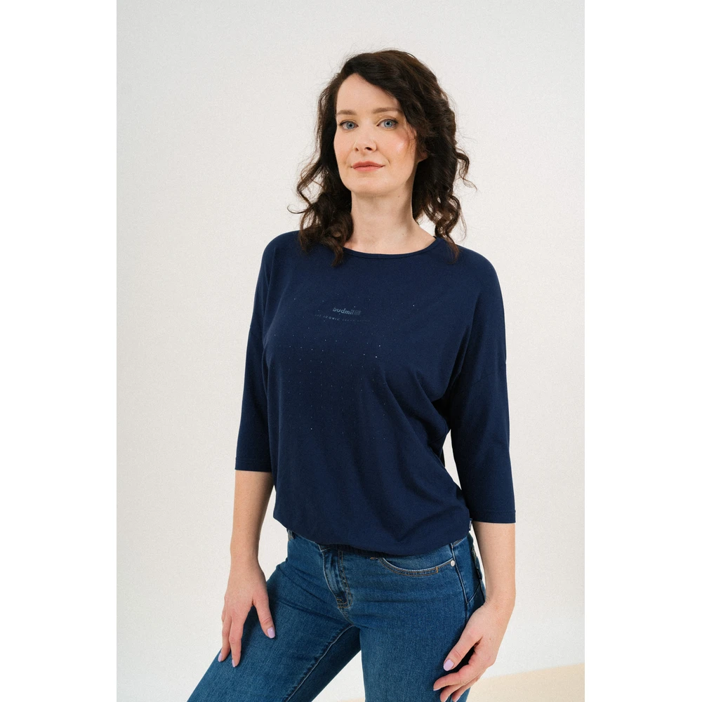 BUDMIL 3/4-es sleeve upper Female L s.kék