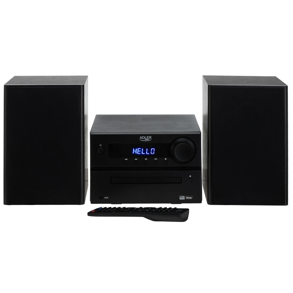 ADLER AD 1917 Portable Hi-Fi mikrorendszer Bluetooth USB white-black