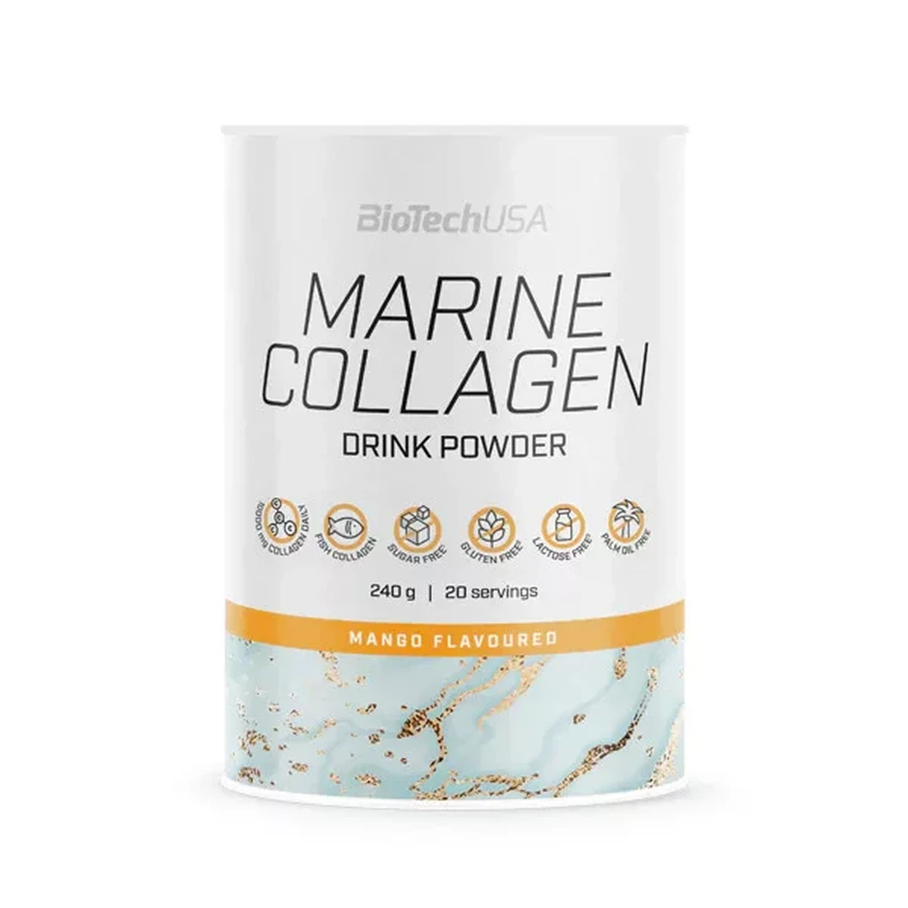 BIOTECH USA Marine Collagen italpor mangó 240g 100768